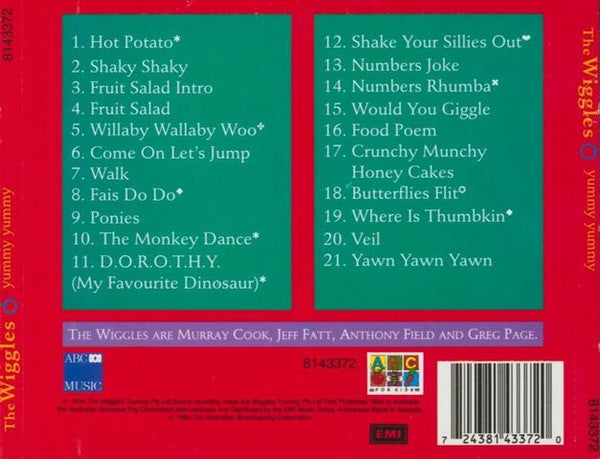 The Wiggles : Yummy Yummy (CD, Album)