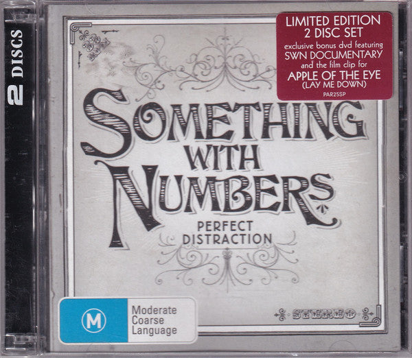 Something With Numbers : Perfect Distraction (CD, Album + DVD-V, Ltd, PAL)