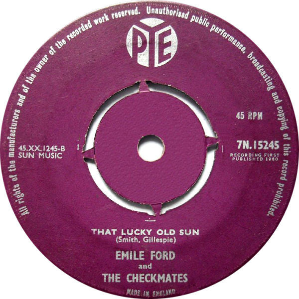 Emile Ford And The Checkmates* : On A Slow Boat To China (7", Single)