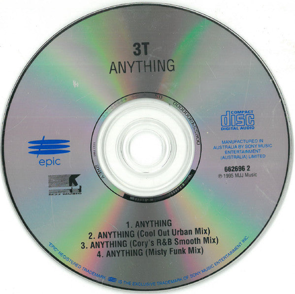 3T : Anything  (CD, Maxi, Car)