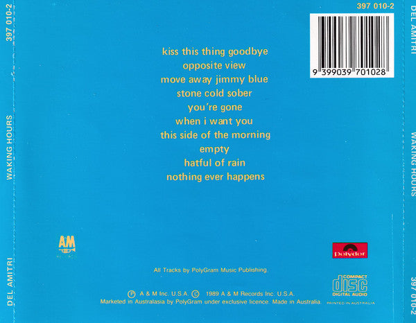 Del Amitri : Waking Hours (CD, Album)