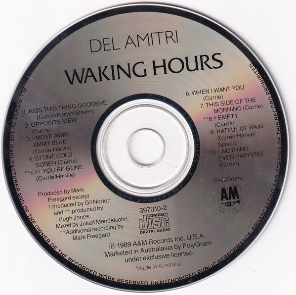 Del Amitri : Waking Hours (CD, Album)