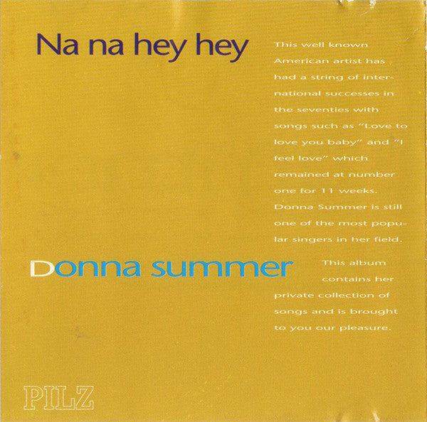 Donna Summer : Na Na Hey Hey (CD)