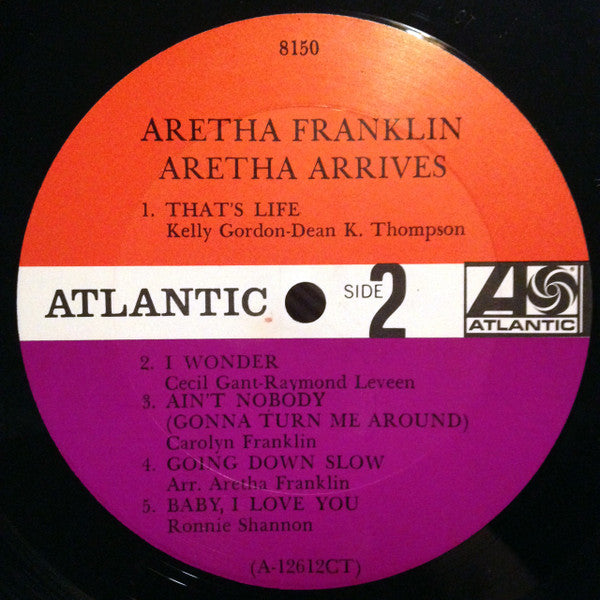 Aretha Franklin : Aretha Arrives (LP, Album, Mono, CT )