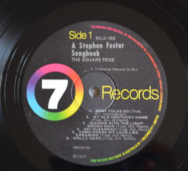 The Square Pegs : A Stephen Foster Songbook (LP, W/Lbl)