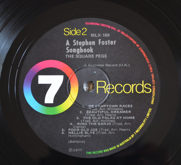 The Square Pegs : A Stephen Foster Songbook (LP, W/Lbl)