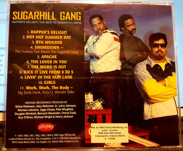 Sugarhill Gang : The Best Of Sugarhill Gang (Rapper's Delight) (CD, Comp, Club, RM)