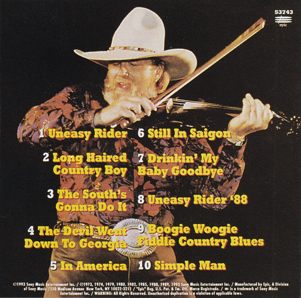 Charlie Daniels : All-Time Greatest Hits (CD, Comp)
