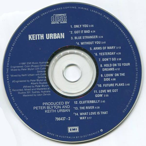 Keith Urban : Keith Urban (CD, Album)