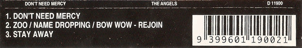 The Angels : Don't Need Mercy (CD, Single)
