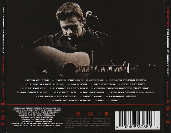 Johnny Cash : Ring Of Fire (The Legend Of Johnny Cash) (CD, Comp, RM)