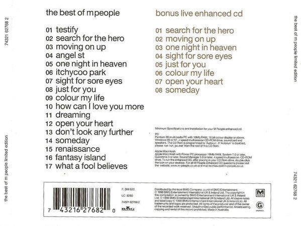 M People : The Best Of M People (2xCD, Comp, Enh, Ltd)