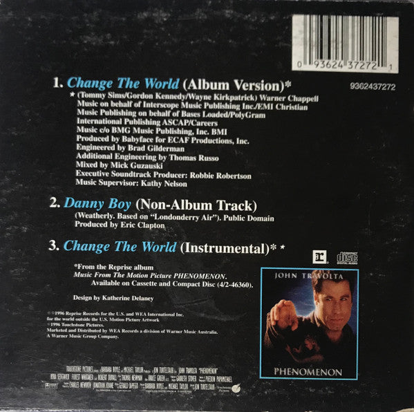 Eric Clapton : Change The World (CD, Single, Car)