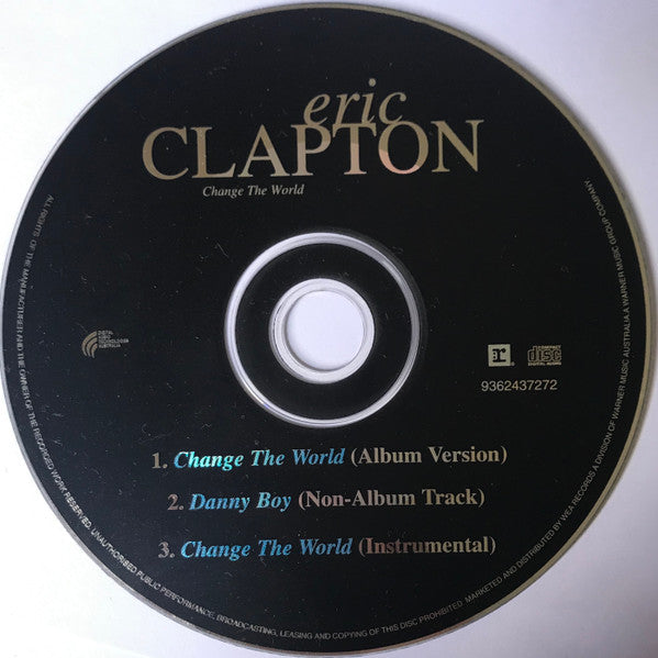 Eric Clapton : Change The World (CD, Single, Car)