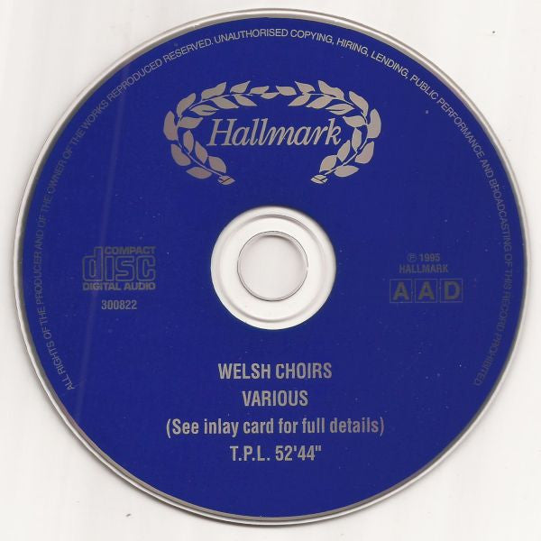 Various : Welsh Choirs (CD, Album, Comp)