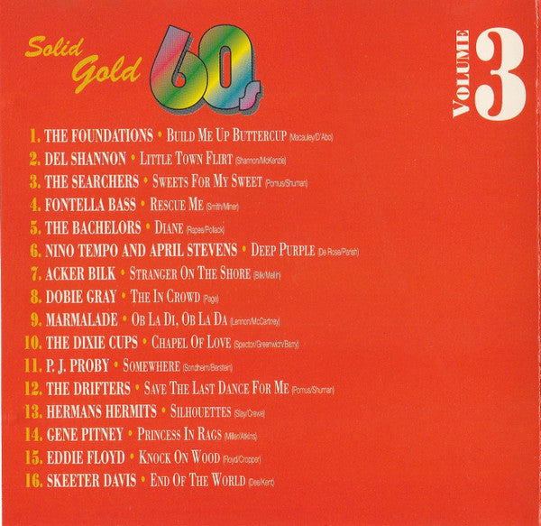 Various : Solid Gold 60's Volume 3 (CD, Comp)