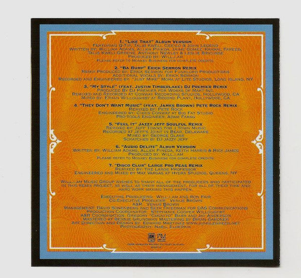 Black Eyed Peas : Renegotiations (The Remixes) (CD, EP)