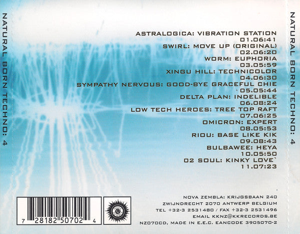 Various : Natural Born Techno 4 (CD, Comp)
