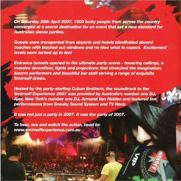 Various : Beyond The Smirnoff Experience (CD, Mixed)
