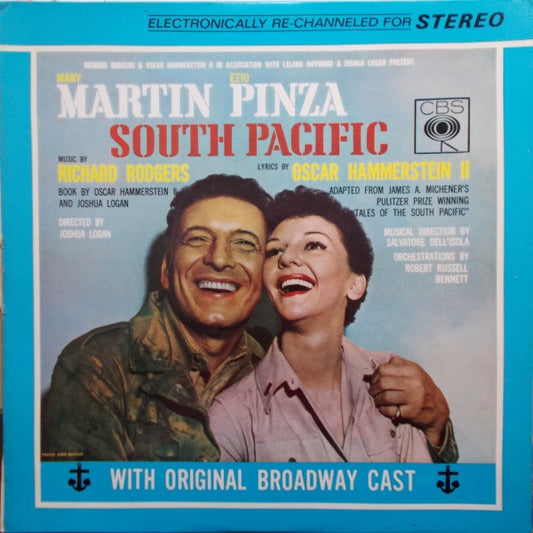 Mary Martin, Ezio Pinza, Rodgers & Hammerstein With "South Pacific" Original Broadway Cast : South Pacific (LP, Album, RE)