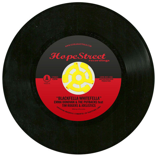 Emma Donovan & The PutBacks : Blackfella Whitefella / Down City Streets (7", Single)