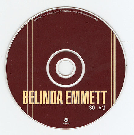 Belinda Emmett : So I Am (CD, Album, Sli)