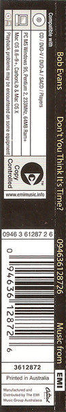 Bob Evans (2) : Don't You Think It's Time (CD, Single, Copy Prot.)