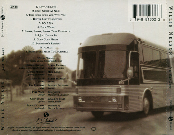 Willie Nelson : Just One Love (CD, Album)