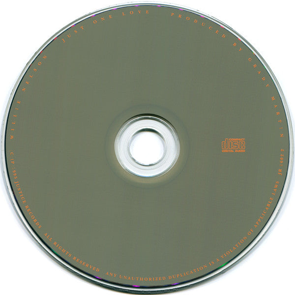Willie Nelson : Just One Love (CD, Album)