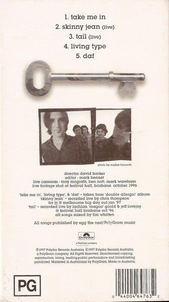 Powderfinger : Take Me In (VHS, PAL)