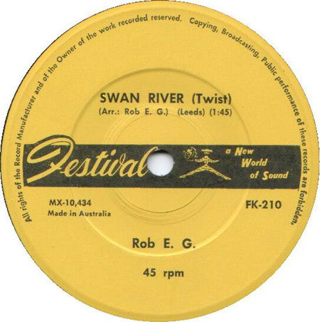 Rob E. G. : Si Senor (I Theenk?) / Swan River (Twist) (7", Single)