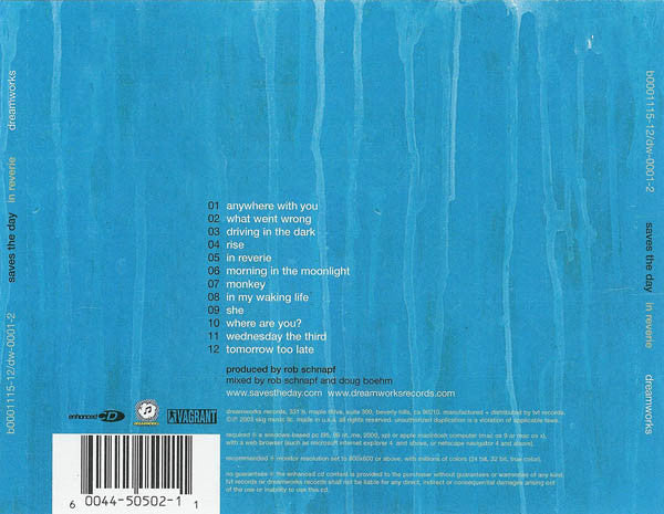 Saves The Day : In Reverie (CD, Album, Enh)