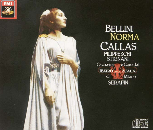 Vincenzo Bellini / Maria Callas, Mario Filippeschi, Ebe Stignani, Orchestra Del Teatro Alla Scala E Coro Del Teatro Alla Scala, Tullio Serafin : Norma (3xCD, Mono, RM + Box, Album, RE, Sli)