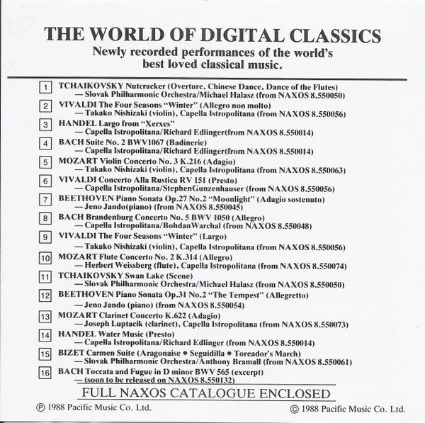 Various : The World Of Digital Classics (CD, Comp)