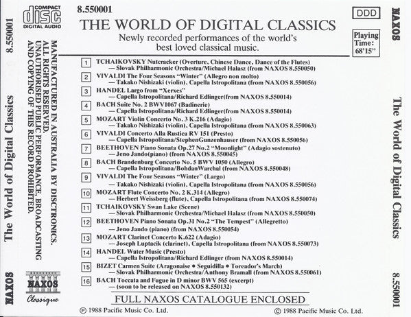 Various : The World Of Digital Classics (CD, Comp)