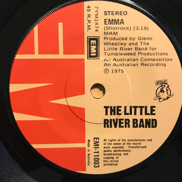 The Little River Band* : Emma (7", Single)
