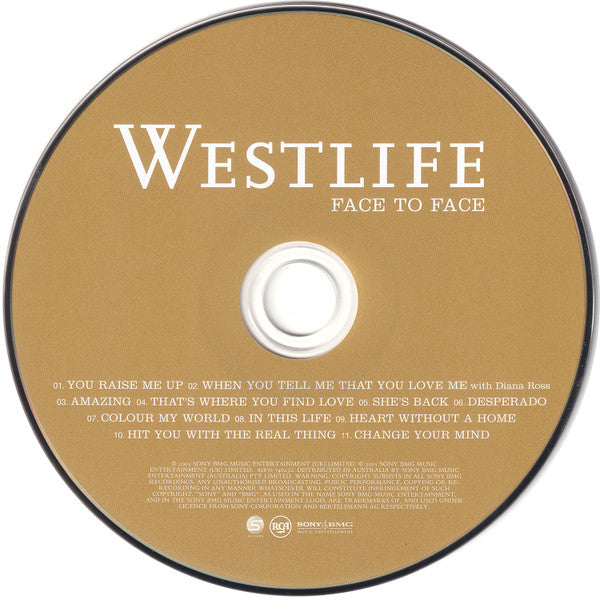 Westlife : Face To Face (CD, Album)