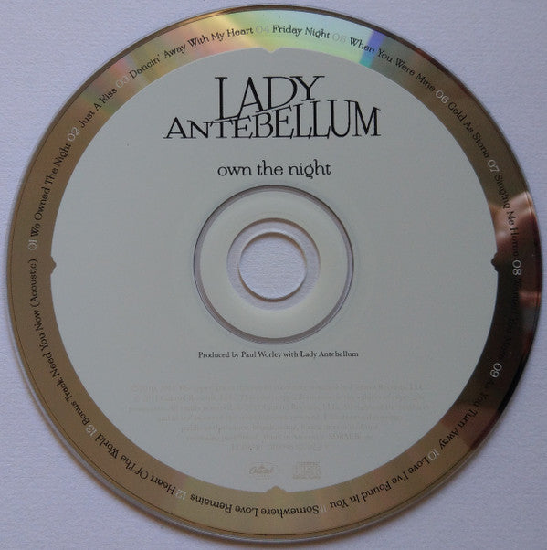 Lady Antebellum : Own The Night (CD, Album)