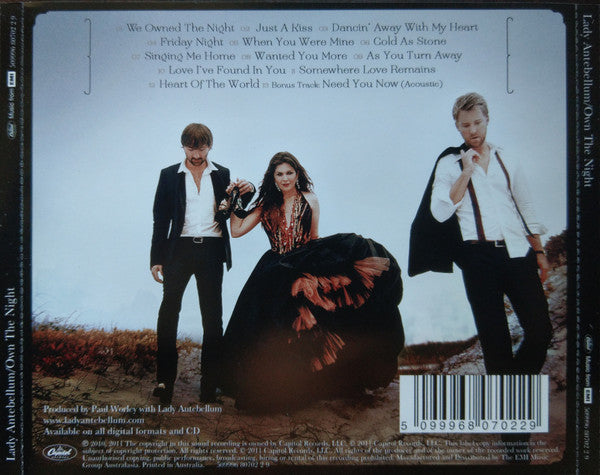 Lady Antebellum : Own The Night (CD, Album)