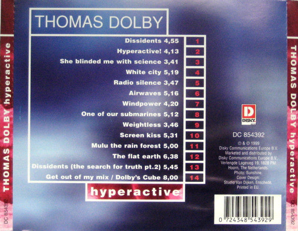 Thomas Dolby : Hyperactive (CD, Comp)
