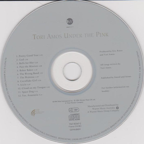 Tori Amos : Under The Pink (CD, Album)