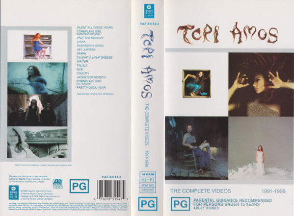 Tori Amos : The Complete Videos 1991–1998 (VHS, Comp, PAL)