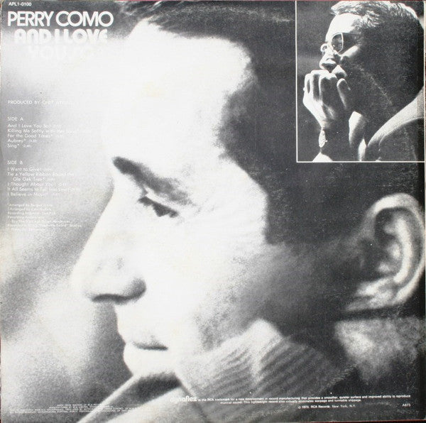 Perry Como : And I Love You So (LP, Album)
