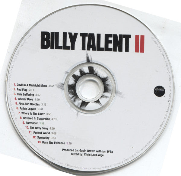 Billy Talent : Billy Talent II (CD, Album)