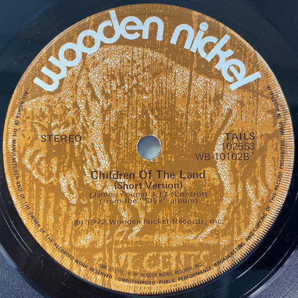 Styx : Lady (7", Single)