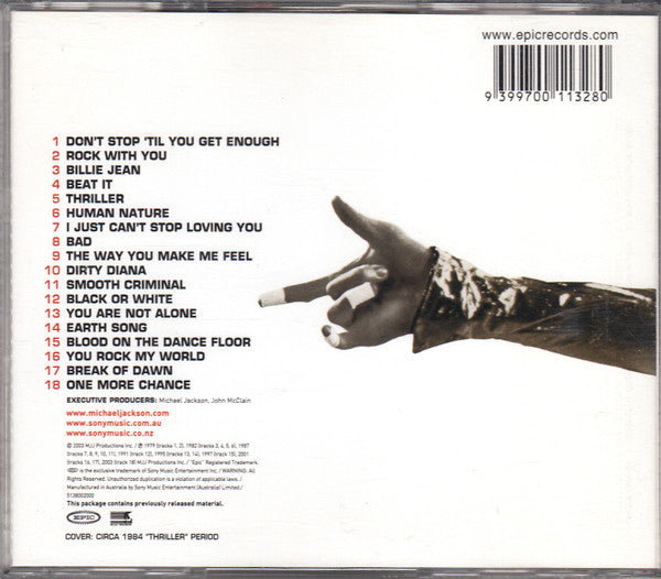 Michael Jackson : Number Ones (CD, Album, Comp, Off)