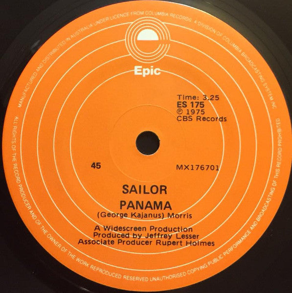 Sailor : A Glass Of Champagne (7")