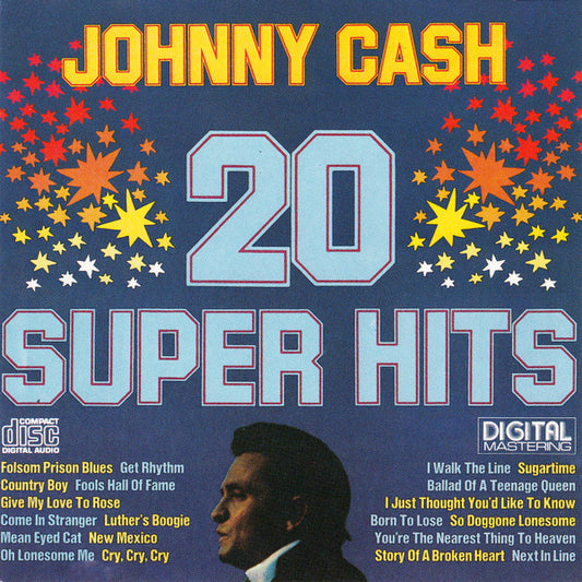 Johnny Cash : 20 Super Hits (CD, Comp)