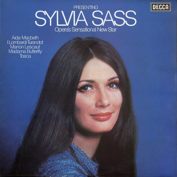 Sylvia Sass : Presenting Sylvia Sass (Opera's Sensational New Star) (LP)