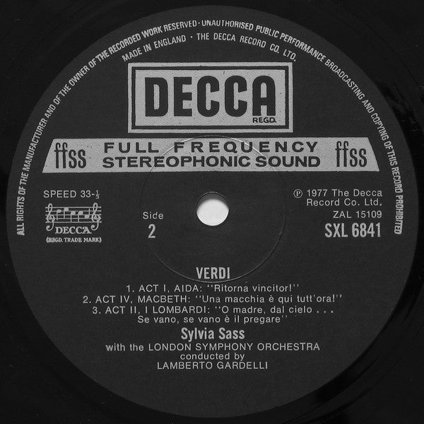 Sylvia Sass : Presenting Sylvia Sass (Opera's Sensational New Star) (LP)